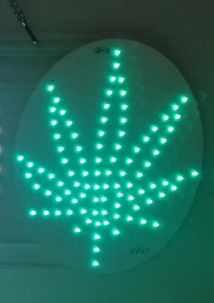 BUSINESS IMAGE SIGN LED (LEAF) DESIGN