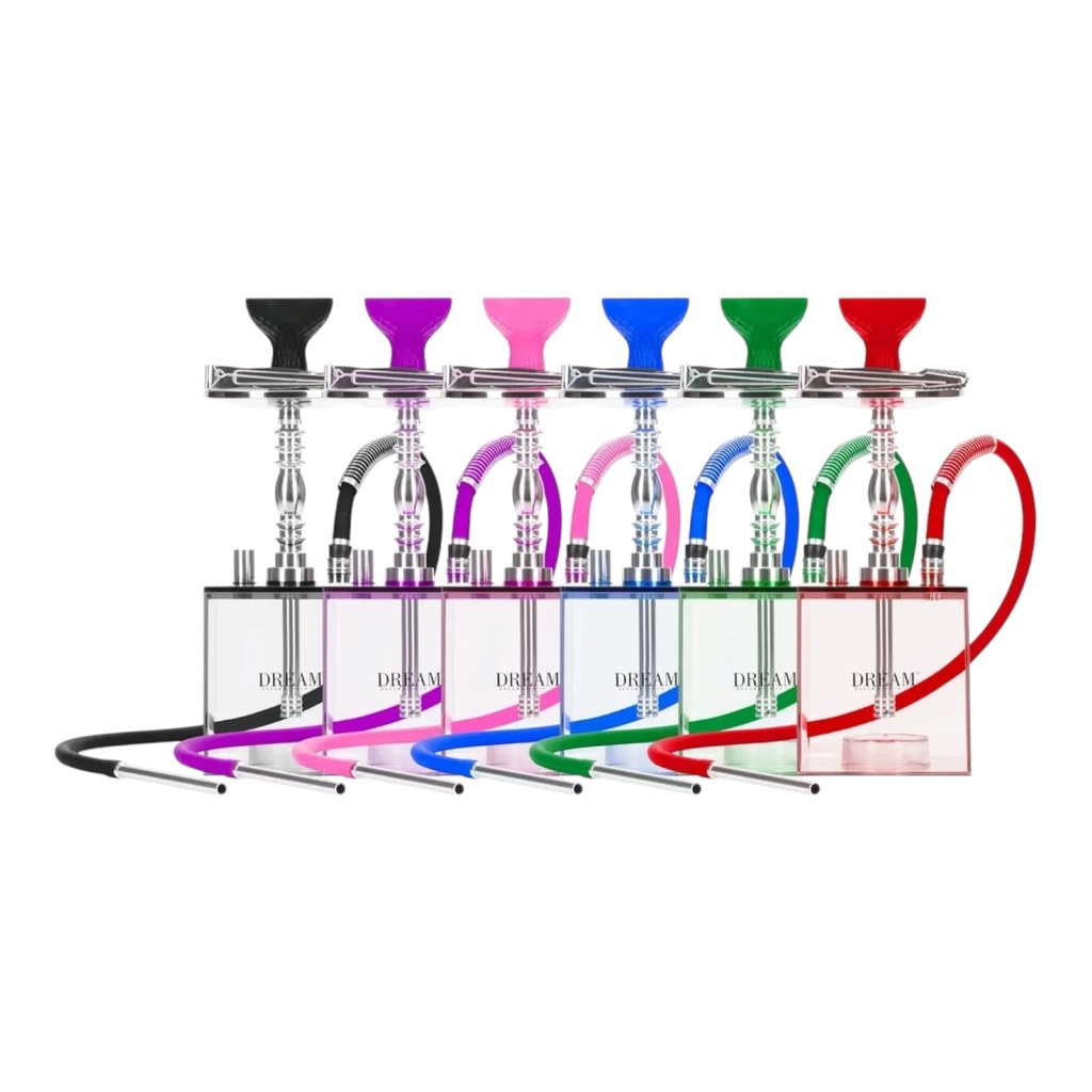 DREAM SQUARE HOOKAH ASSORTED COLORS
