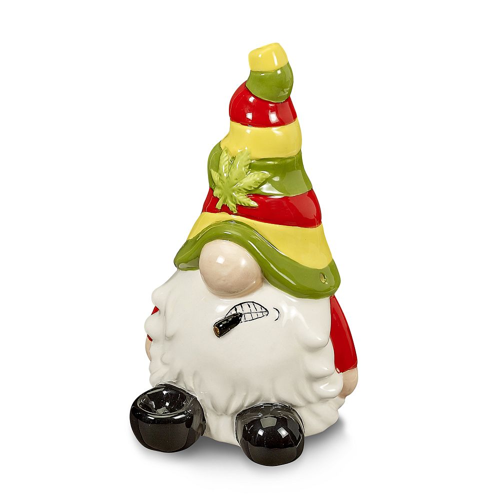 FASHIONCRAFT CERAMIC GNOME PIPE #82543