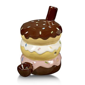 FASHIONCRAFT CERAMIC DONUT PIPE #88151