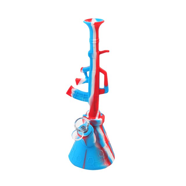 SILICONE WATER PIPE AK47 11.5" H47