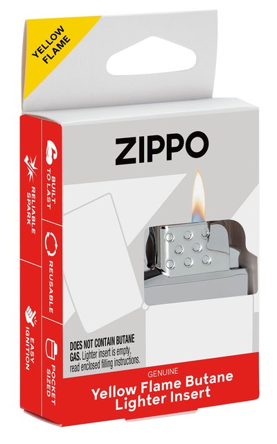 ZIPPO LIGHTER YELLOW FLAME BUTANE LIGHTER INSERT 65800