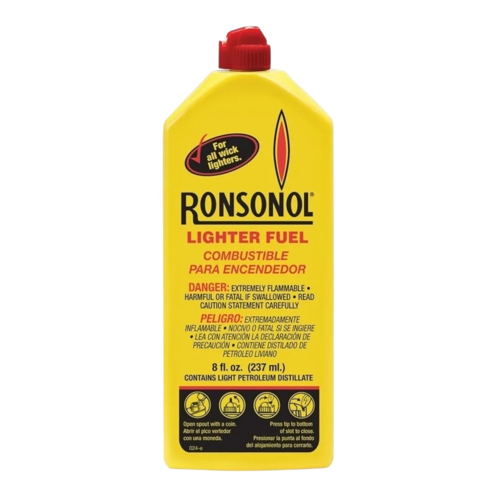 RONSON LIGHTER FUEL 8 FL OZ. 237ML