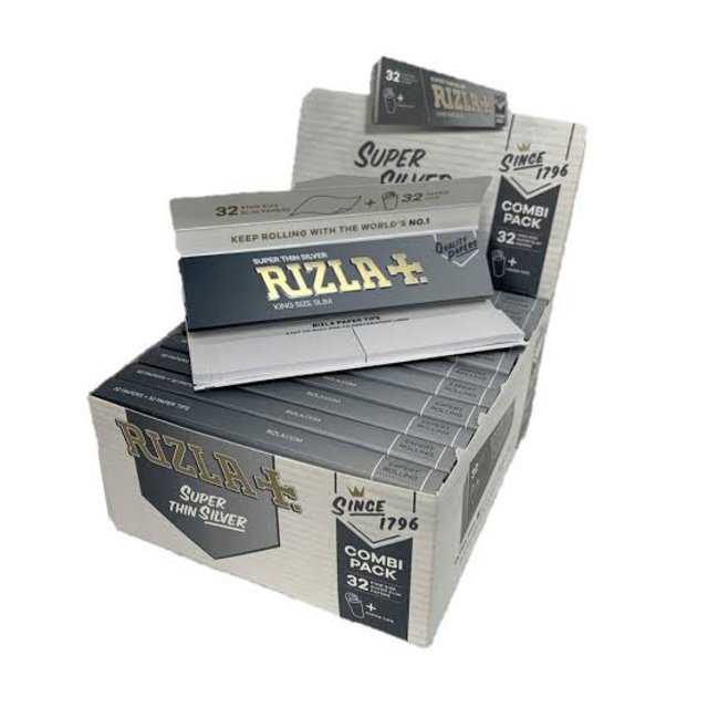 RIZLA SUPER WITH TIPS BOX OF 24
