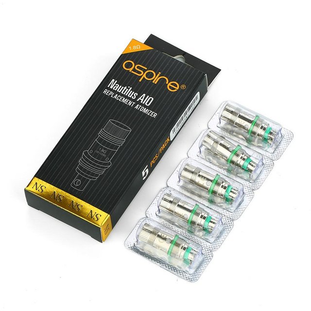 ASPIRE NAUTILUS AIO REPLACEMENT ATOMIZER 5CT
