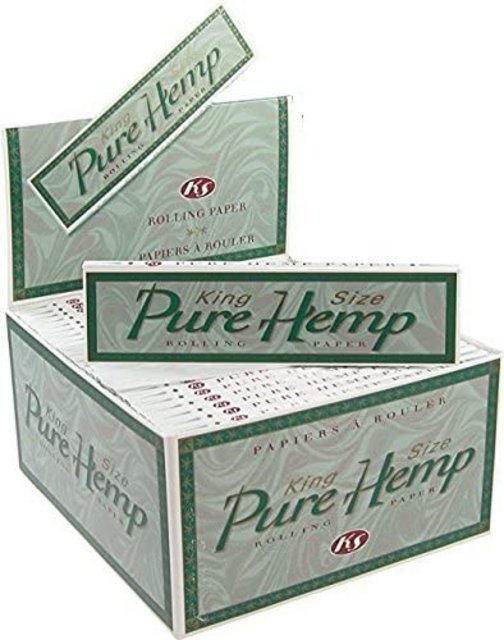 PURE HEMP KING SIZE ROLLING PAPER BOX OF 50