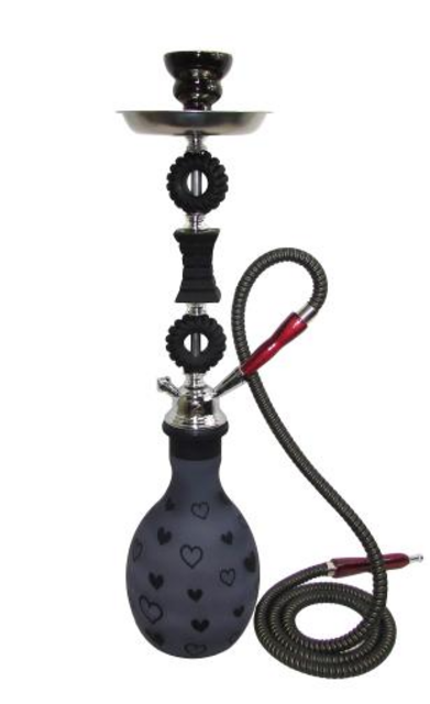 ZEBRA HEART 2 HOSE HOOKAH