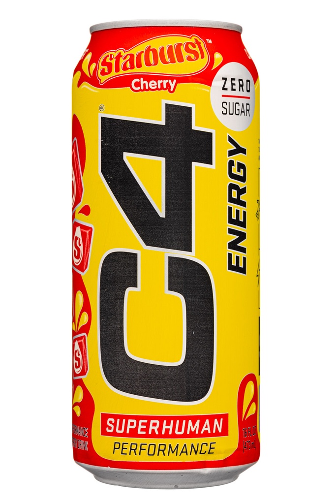 SAFE CAN C4 STARBURST CHERRY ENERGY DRINK