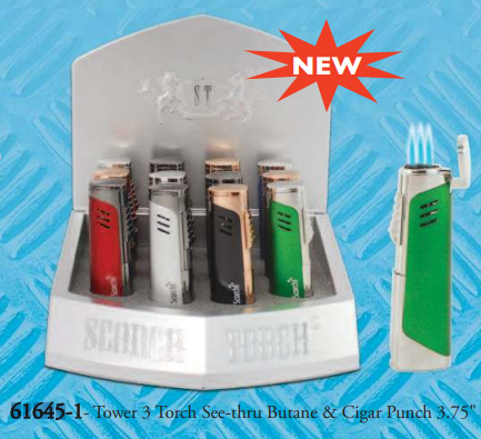 SCORCH TORCH LIGHTER #61645 BOX OF 12