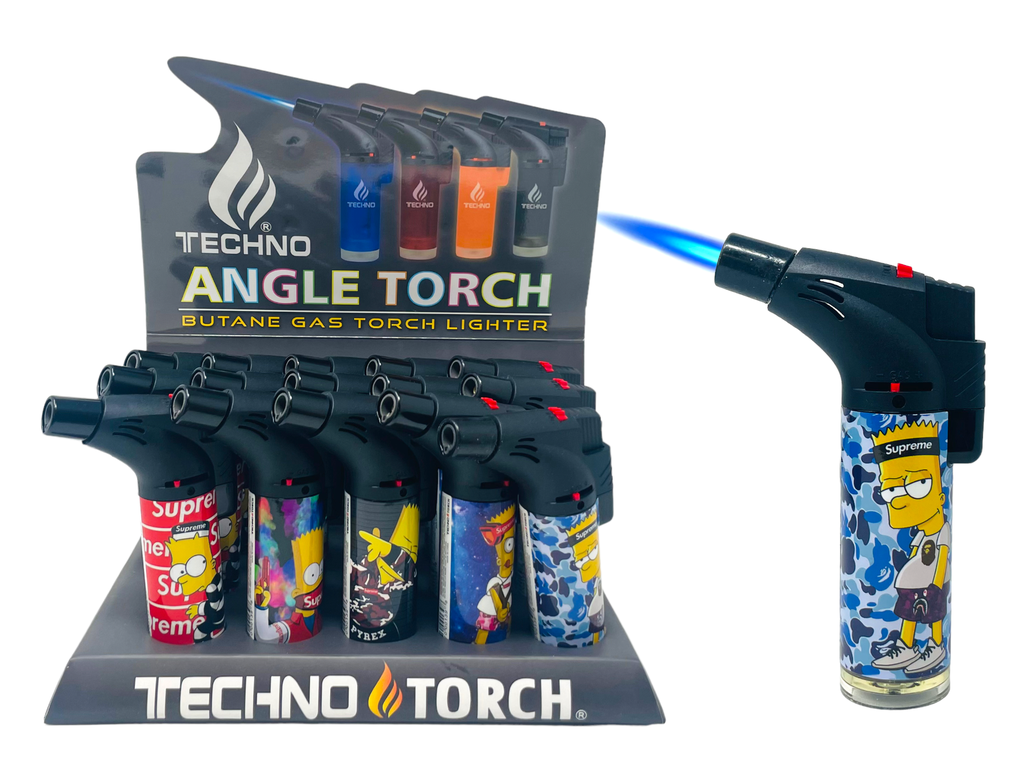 TECHNO TORCH #68139-SPSI SUPREME SIMPSONS TORCH LIGHTER BOX OF 15
