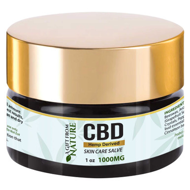 A GIFT FROM NATURE CBD SKIN CARE SALVE 1000MG 1OZ