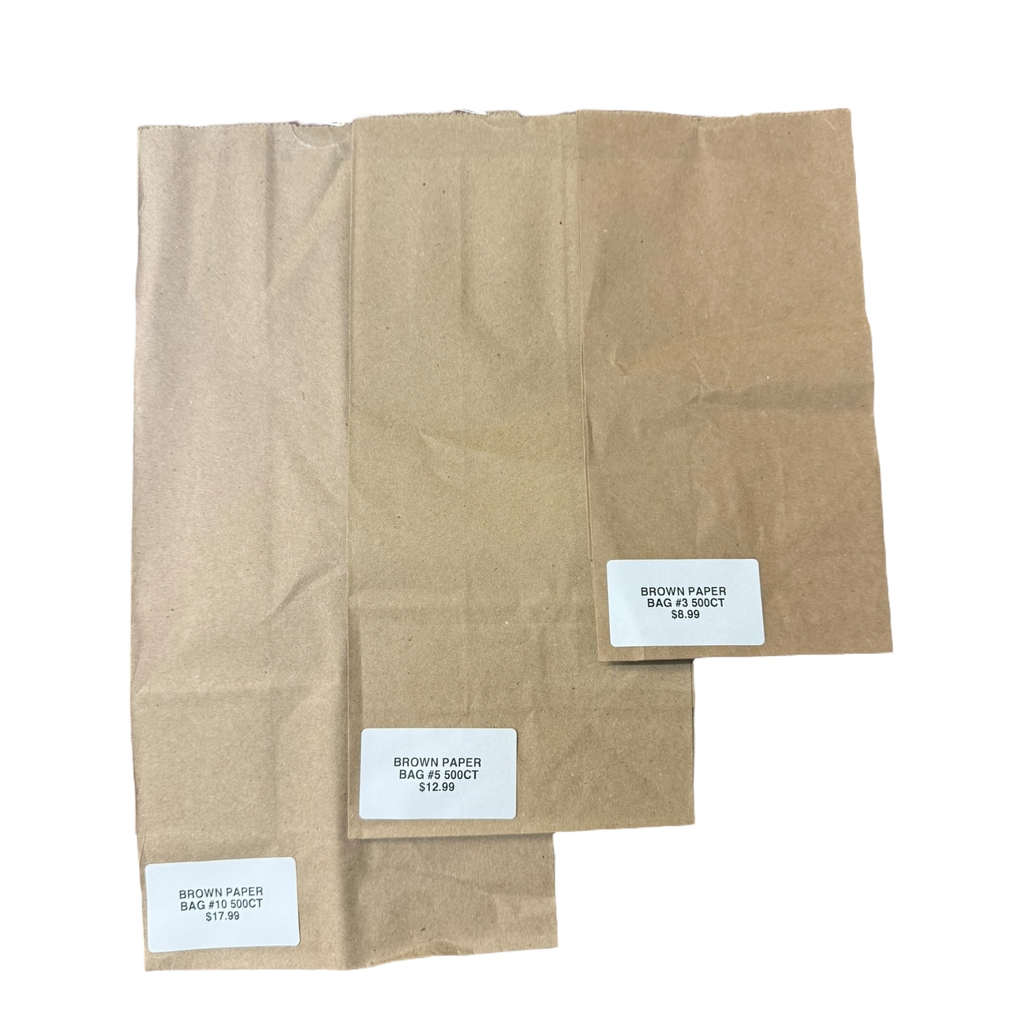 BROWN PAPER BAG #5 500CT