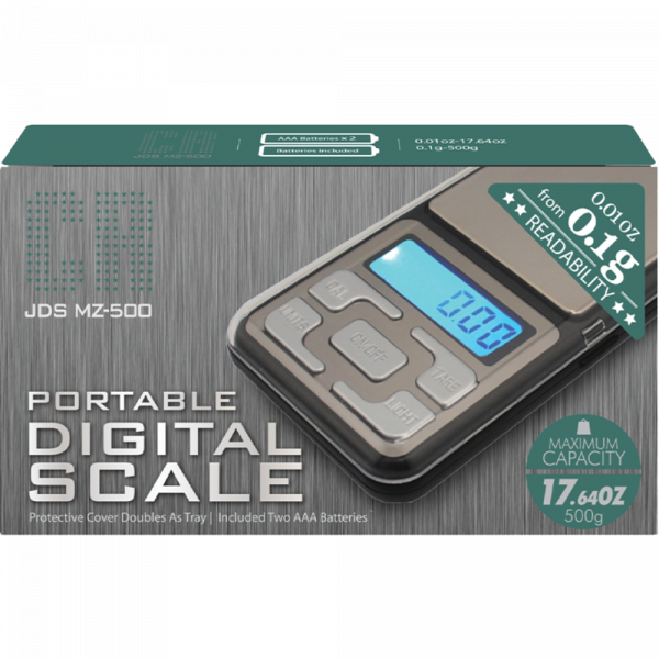CR JDS MZ-500 PORTABLE DIGITAL SCALE 500G X 0.1G