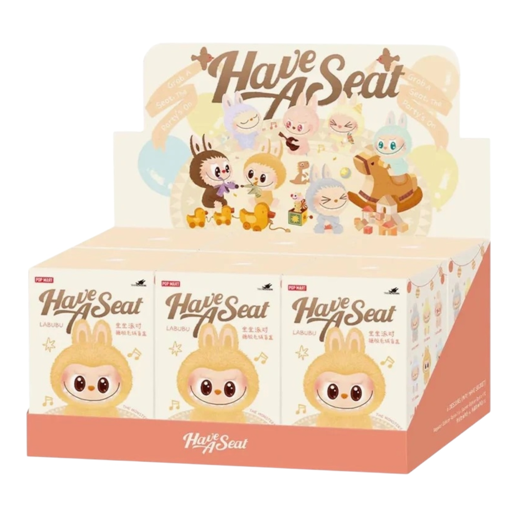 HAVE A SEAT THE PARTYS ON POP MART BOX OF 6