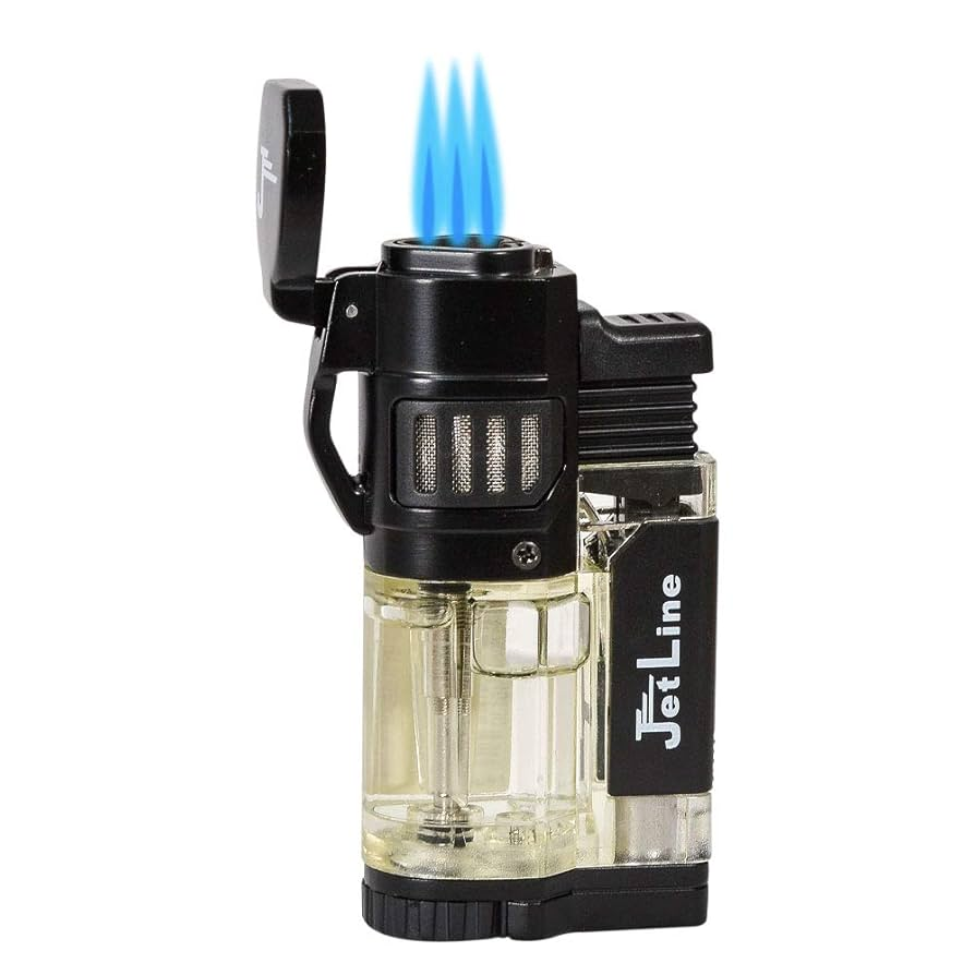 JETLINE DIEGO TRIPLE FLAME TORCH LIGHTER W/ CIGAR PUNCH BOX OF 16