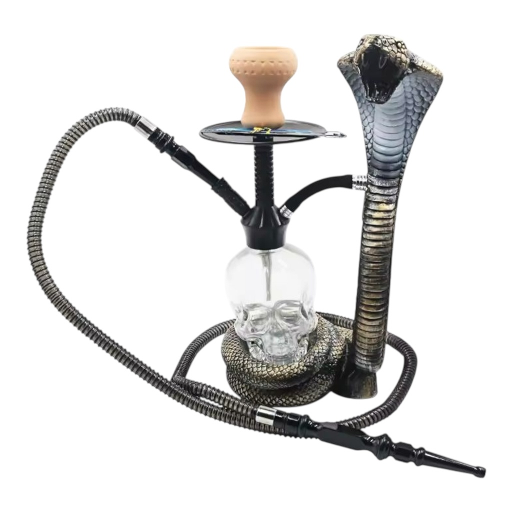 LUXX 4739 SNAKE & SKULL BASE HOOKAH