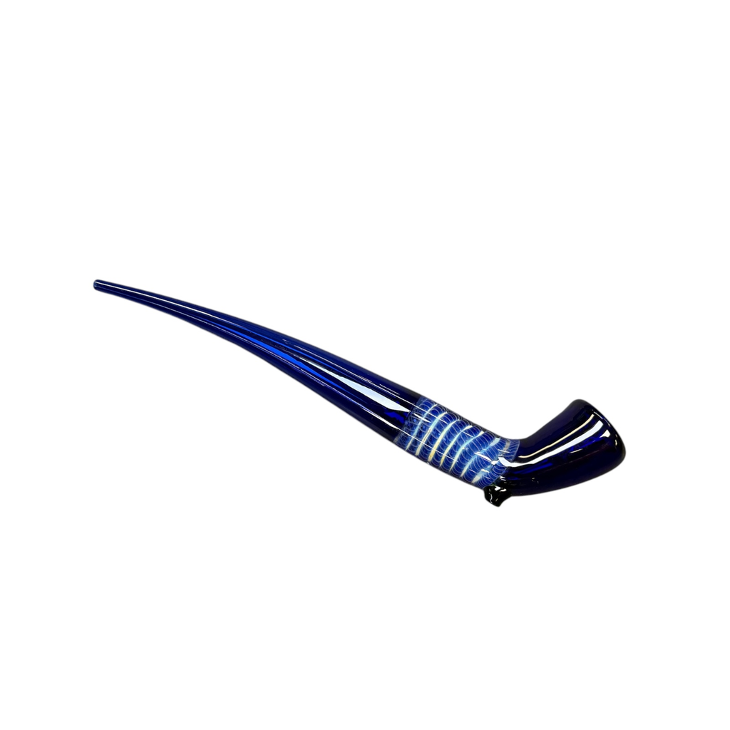MIDNIGHT TUSK GLASS PIPE EG-3427