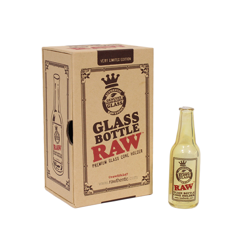 RAW COLOR CHANGING GLASS BOTTLE CONE HOLDER