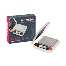 TRUWEIGH DIGITAL NOTE SCALE 100G X 0.01G WHITE