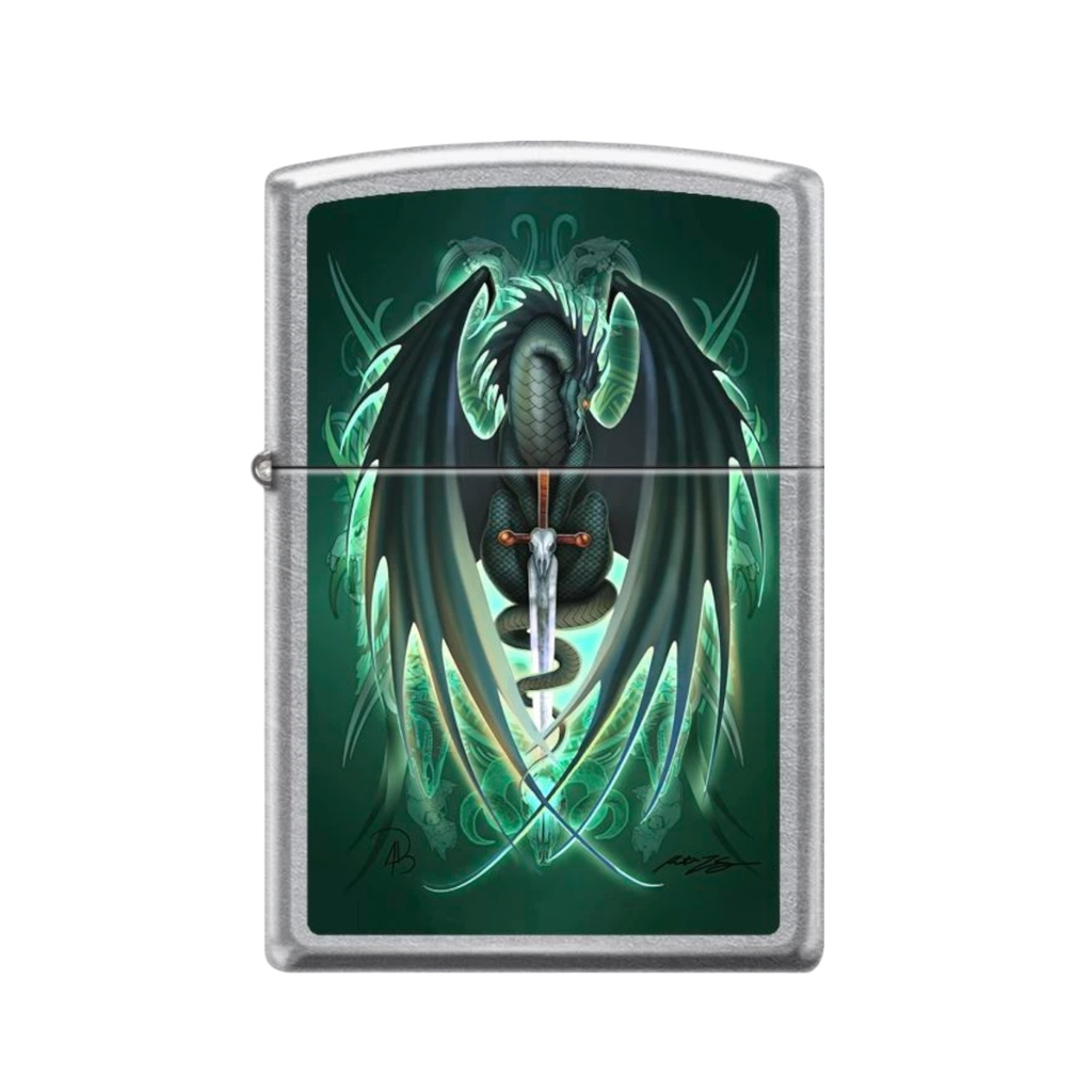 ZIPPO LIGHTER SKULLBLADE RUTH THOMPSON DESIGN