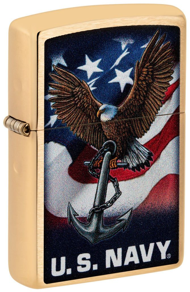 ZIPPO LIGHTER US NAVY DESIGN 48549
