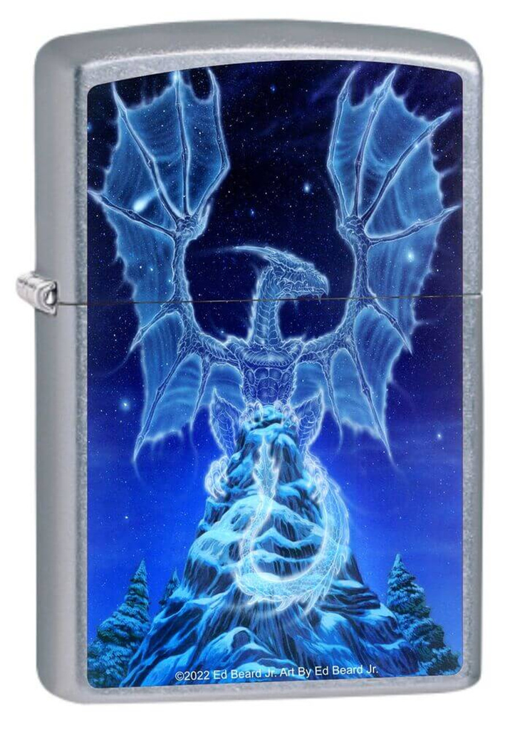 ZIPPO LIGHTER WINTER SPIRIT DRAGON DESIGN