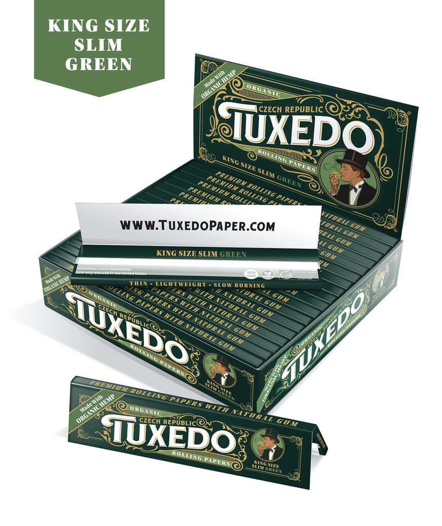 TUXEDO ORGANIC KING SIZE SLIM ROLLING PAPERS BOX OF 50