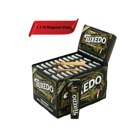TUXEDO ORGANIC 1 1/4 CONES 6CT BOX OF 30