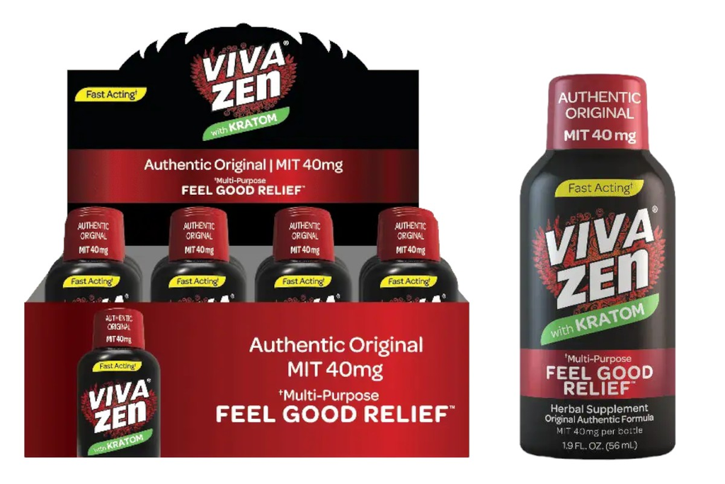 VIVAZEN AUTHENTIC ORIGINAL KRATOM SHOTS BOX OF 12
