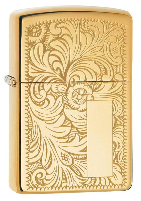 ZIPPO LIGHTER REGULAR BRASS VENETIAN 352B