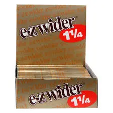 EZ WIDER GOLD CIGARETTE PAPERS BOX OF 24