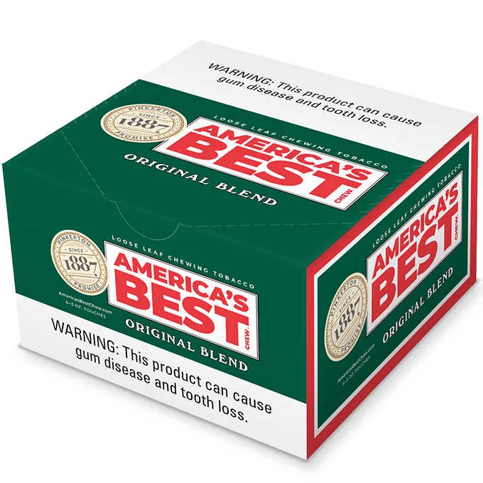 America's best Original blend tobacco pouches