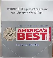 America's best Sliver blend tobacco pouches