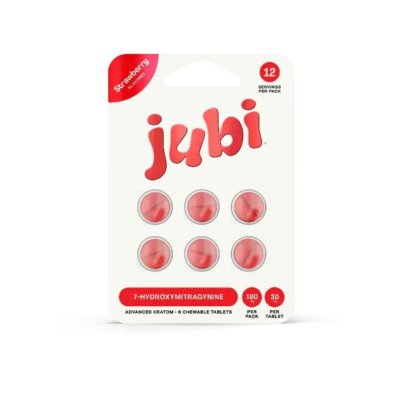 JUBI STRAWBERRY CHEWABLE TABLETS 10/1