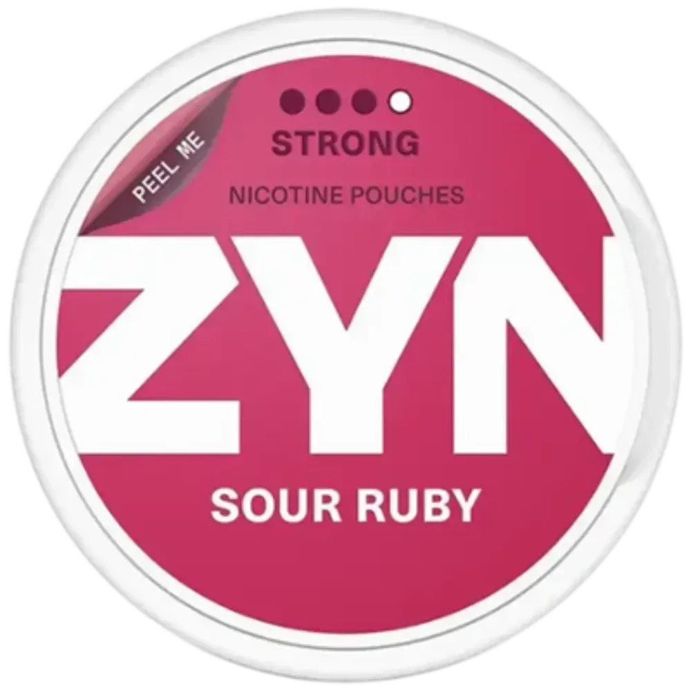 EUROPEAN ZYN SOUR RUBY (STRONG)
