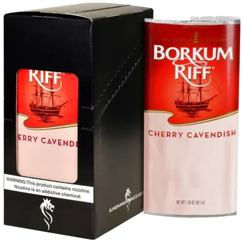 BORKUM RIFF PIPE TOBACCO CHERRY CAVENDISH