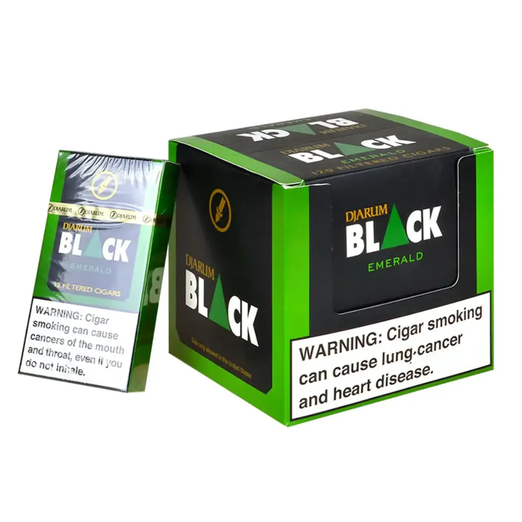 DJARUM BLACK EMERALD (120 FILTERED CIGARS)