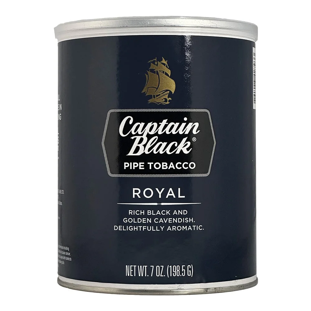 CAPTAIN BLACK PIPE TOBACCO ROYAL (TIN)