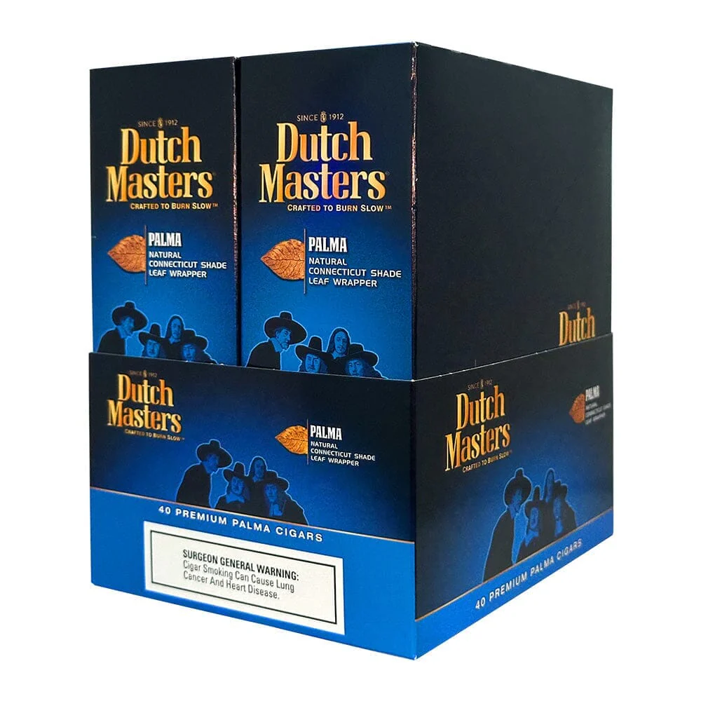 Dutch Masters Cigarillos Palma 20 Pouches, Pack of 3