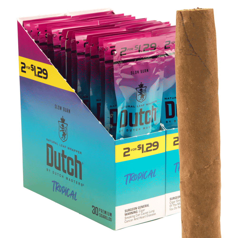 Dutch Natural Leaf Cigarillos 2 for 1.49$ (slow burn)