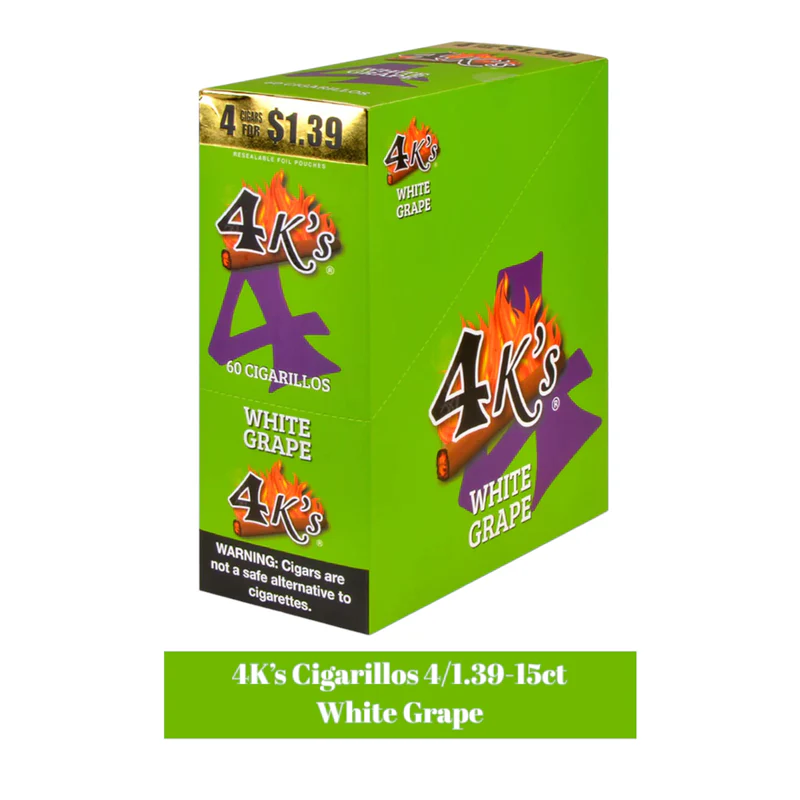 4K's Cigarillos By GOOD TIMES 4 For $1.39
