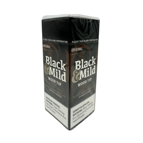 BLACK & MILD WOOD TIP UNPRICED 25CT