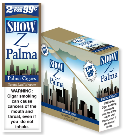 SHOW Z PALMA 2 FOR 99C CIGARS