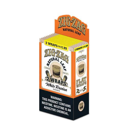 Zig-Zag NATURAL-LEAF 2FLAT-WRAPS /PCK