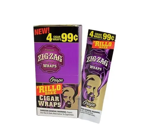 ZIG-ZAG RILLOSIZE WRAPS 4/99CENTS
