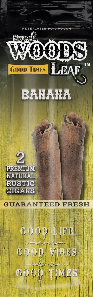 WOODS LEAF 2CIGAR UNP 30 premium RUSTIC CIGARS