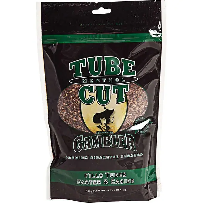GAMBLER TUBE CUT CIGARETTE TOBACCO -3OZ(85G)