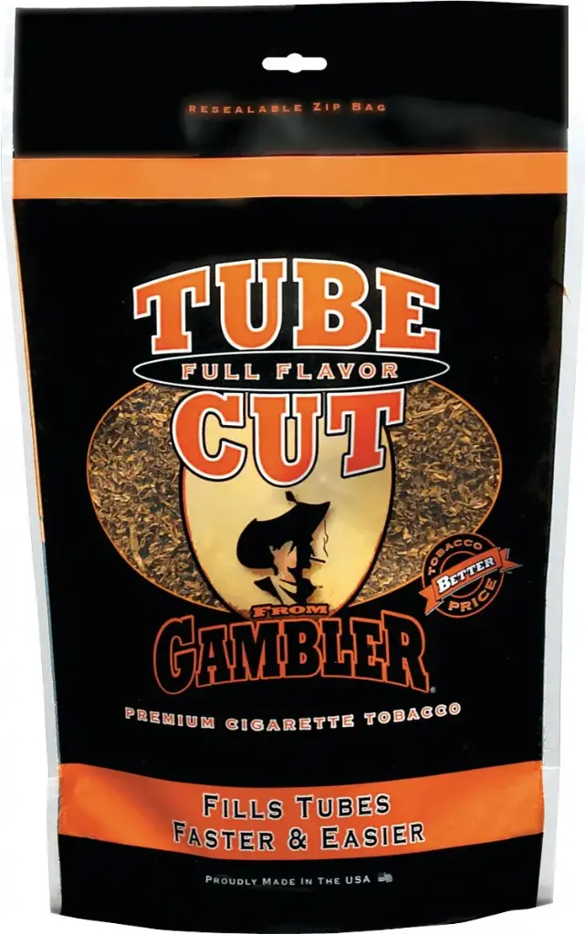 GAMBLER TUBE CUT FULL FLAVOR CIGARETTE TOBACCO -1.5OZ(42.5g)