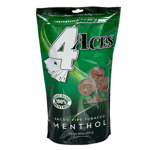 4 ACES 16.oz PIPE TOBACCO BAGS 
