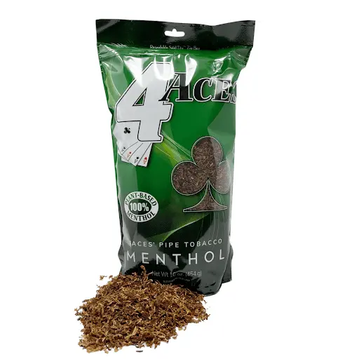 4 ACES 6.oz PIPE TOBACCO BAGS 